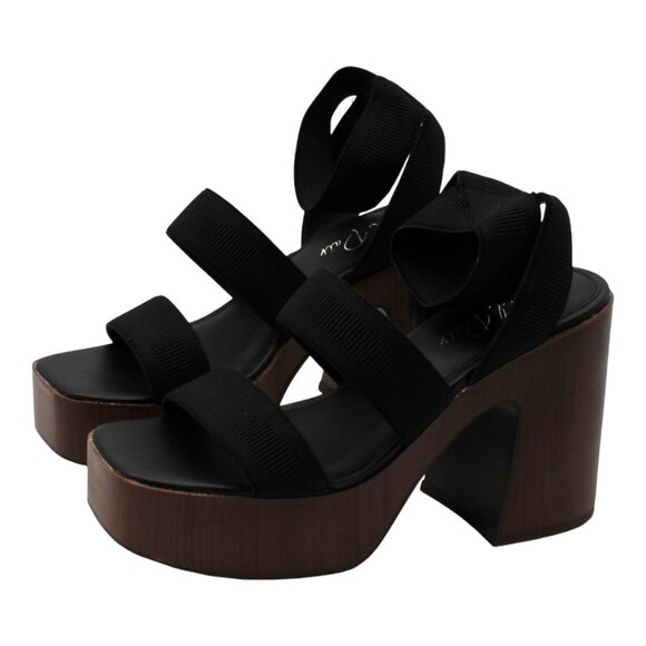 Scarlitt Womens Faux Leather Ankle Strap Sandals - Picture 4 of 8